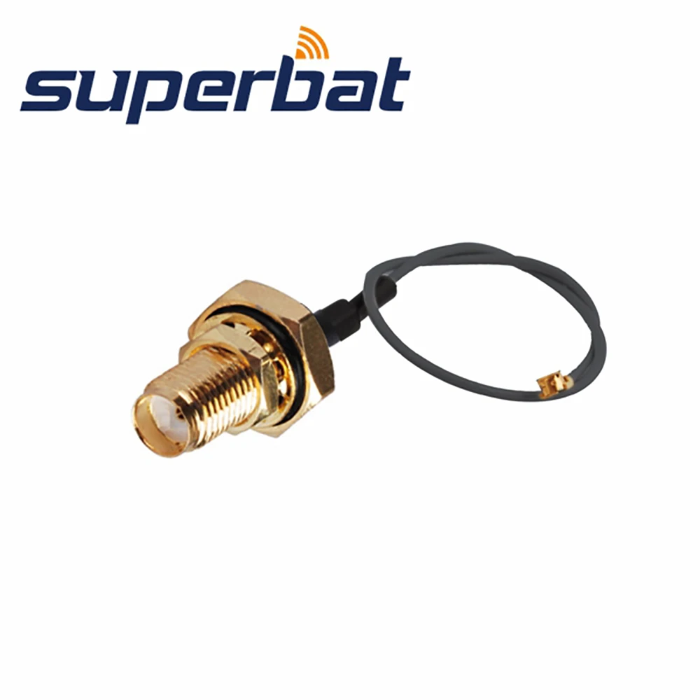 

Superbat IPX / U.FL К гнездовой перегородке SMA с диаметром уплотнительного кольца 1,13 мм 30 см RF коаксиальный кабель-адаптер