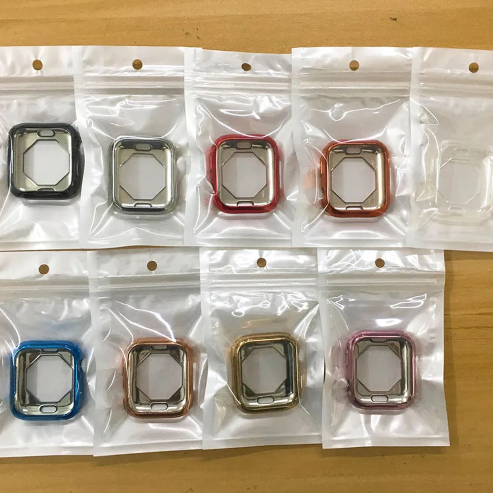 Fashion High Quality Soft Case for Apple Watch SE Series 6 5 4 Protector Cover 40mm 44mm Plated Tpu Bumper Watch Accessories
Fashion High Quality Soft Case for Apple Watch SE Series 6 5 4 Protector Cover 40mm 44mm Plated Tpu Bumper Watch Accessories