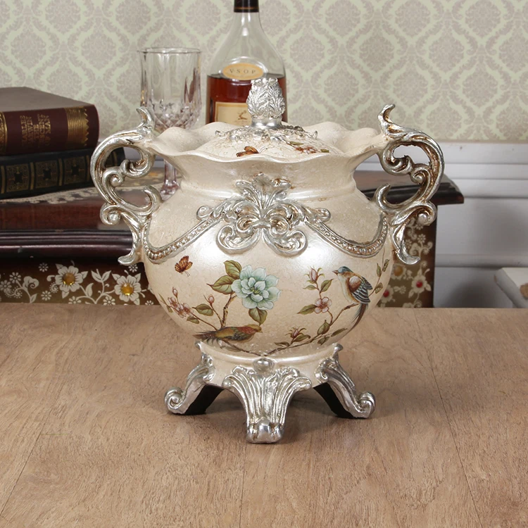 European Style Retro Resin Candy Cans Storage Cans High-end Wedding Gifts Room Furnishings Home Decoration Accessories
European Style Retro Resin Candy Cans Storage Cans High-end Wedding Gifts Room Furnishings Home Decoration Accessories