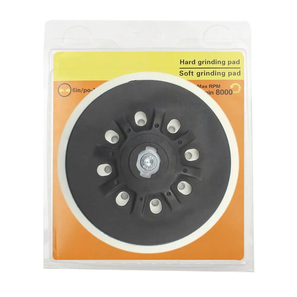 MAXMAN 6 Inch 17 Hole Grinding Disc for 6" Hook&Loop Sanding Discs, FESTOOL Grinder Accessories