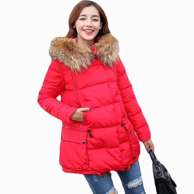 2017 NEW WOMEN WINTER JACKET FASHION HOODED LARGE FUR COLLAR COAT THICKEN PLUS SIZE WARM FEMALE PARKAS PADDED COTTON ZL698
2017 NEW WOMEN WINTER JACKET FASHION HOODED LARGE FUR COLLAR COAT THICKEN PLUS SIZE WARM FEMALE PARKAS PADDED COTTON ZL698