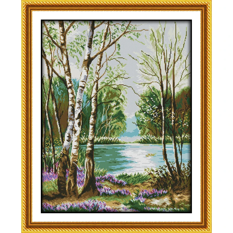 Everlasting Love Beautiful View Of Lake Chinese Cross Stitch Kits Ecological Cotton Printed 11CT DIY Christmas Decorations Gift
Everlasting Love Beautiful View Of Lake Chinese Cross Stitch Kits Ecological Cotton Printed 11CT DIY Christmas Decorations Gift