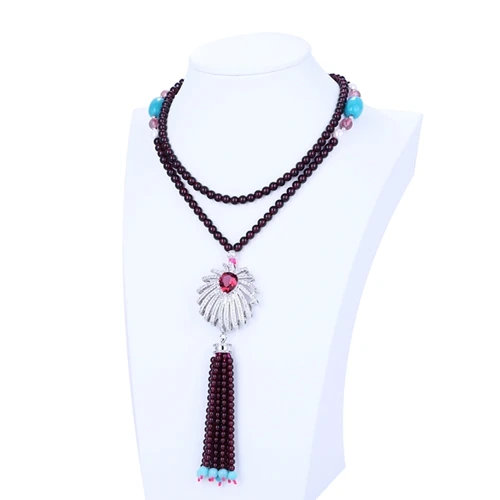 New Design Natural Stone Garnet Gemstone Loose Beads Sweater chain Necklace Jewelry 1 Strand 46cm 66.7g Beautiful Beads
New Design Natural Stone Garnet Gemstone Loose Beads Sweater chain Necklace Jewelry 1 Strand 46cm 66.7g Beautiful Beads