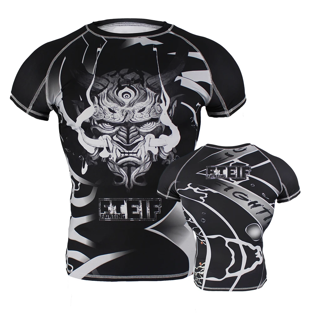 Футболка FTRIF tiger muay thai Майки для бокса mma rashguard jiu jitsu sauna suit футболка king - купить по