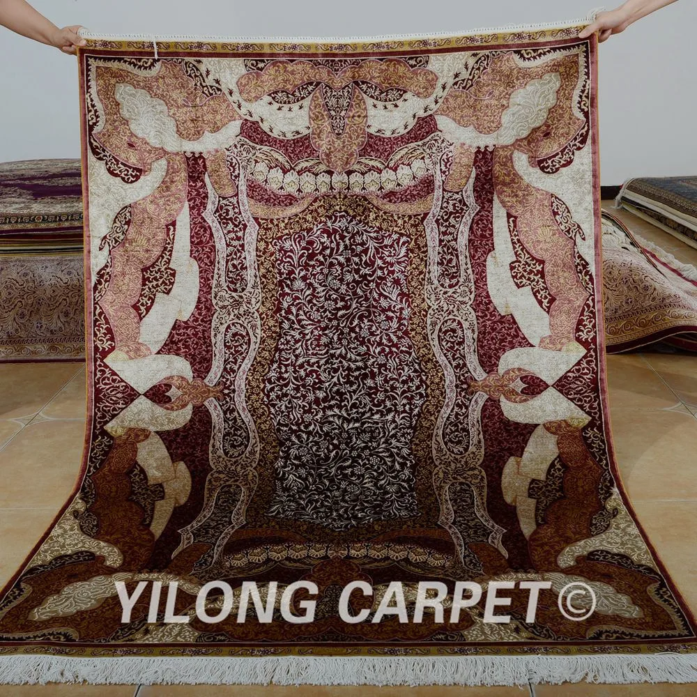 Yilong 4'x6' Traditional turkish carpet red vantage antique striped handmade indian rugs (0671)
Yilong 4'x6' Traditional turkish carpet red vantage antique striped handmade indian rugs (0671)
