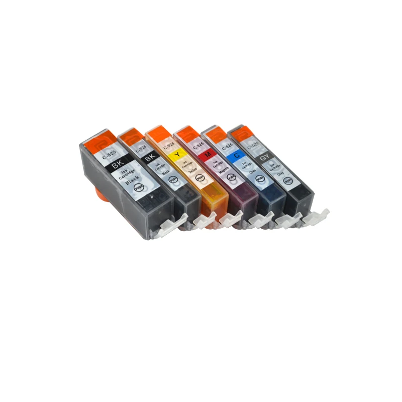 6 шт. совместимый чернильный картридж PGI525 PGI525BK CLI-526 GY для CANON PIXMA MG6150 MG8150 MG6250 MG6100 MG8250 с чипом
6 шт. совместимый чернильный картридж PGI525 PGI525BK CLI-526 GY для CANON PIXMA MG6150 MG8150 MG6250 MG6100 MG8250 с чипом