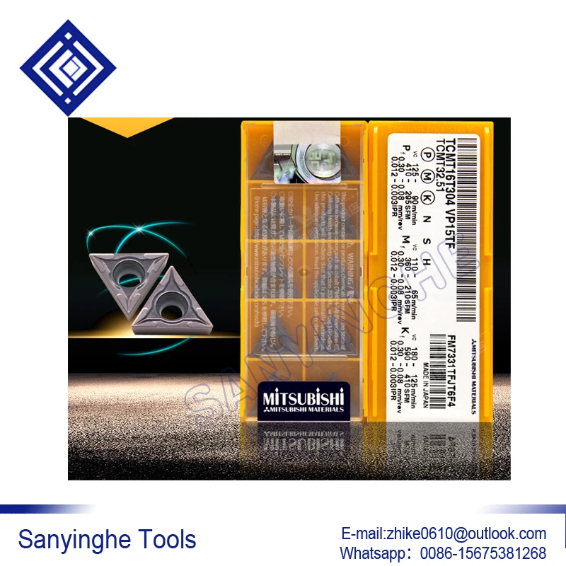 50pcs/lots TCMT16T304 VP15TF / US735 / TCMT16T308 VP15TF / US735 cnc carbide turning inserts
50pcs/lots TCMT16T304 VP15TF / US735 / TCMT16T308 VP15TF / US735 cnc carbide turning inserts