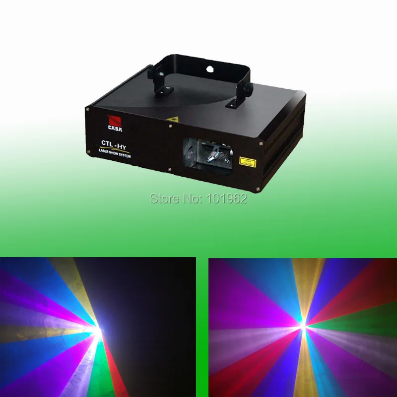 Новинка! 2 Вт RGB DMX512 Управление осветительный лазерный проектор этап вечерние шоу