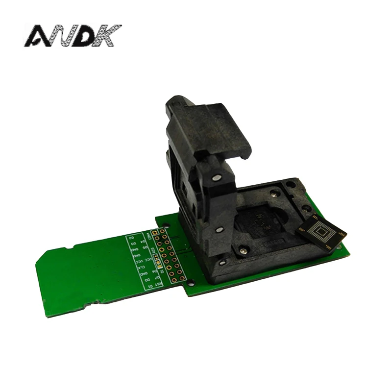 eMMC programmer socket eMMC153 eMMC169 Reader Clamshell Structure BGA153 BGA169 Chip socket data recovery date backup repair
eMMC programmer socket eMMC153 eMMC169 Reader Clamshell Structure BGA153 BGA169 Chip socket data recovery date backup repair