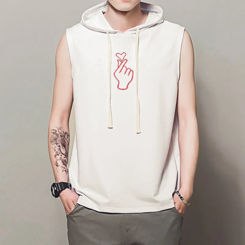 Tank Top Men Fashion Cotton Hip Hop Hooded Vest Sleeveless Tops Hoodie Casual Workout Mens Plus Size 4XL 5XL Tank Tops DS50442
Tank Top Men Fashion Cotton Hip Hop Hooded Vest Sleeveless Tops Hoodie Casual Workout Mens Plus Size 4XL 5XL Tank Tops DS50442