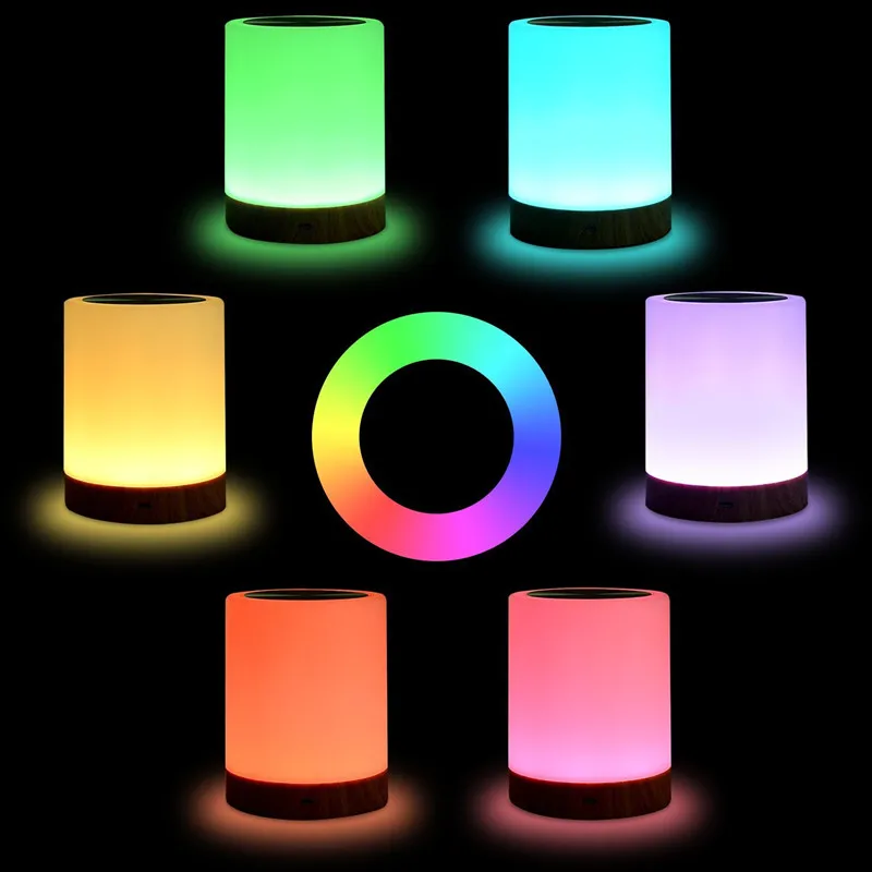7 Colors Changeable LED Atmosphere Lamp Touch Patted USB Lights Creative Wood Grain Charging Night Light Kids Bedside Table Lamp
7 Colors Changeable LED Atmosphere Lamp Touch Patted USB Lights Creative Wood Grain Charging Night Light Kids Bedside Table Lamp