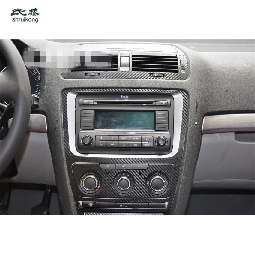 1PC Carbon Fiber Car Stickers of Center Console Panel Decoration Cover for 2007-2013 Skoda Octavia A5
1PC Carbon Fiber Car Stickers of Center Console Panel Decoration Cover for 2007-2013 Skoda Octavia A5