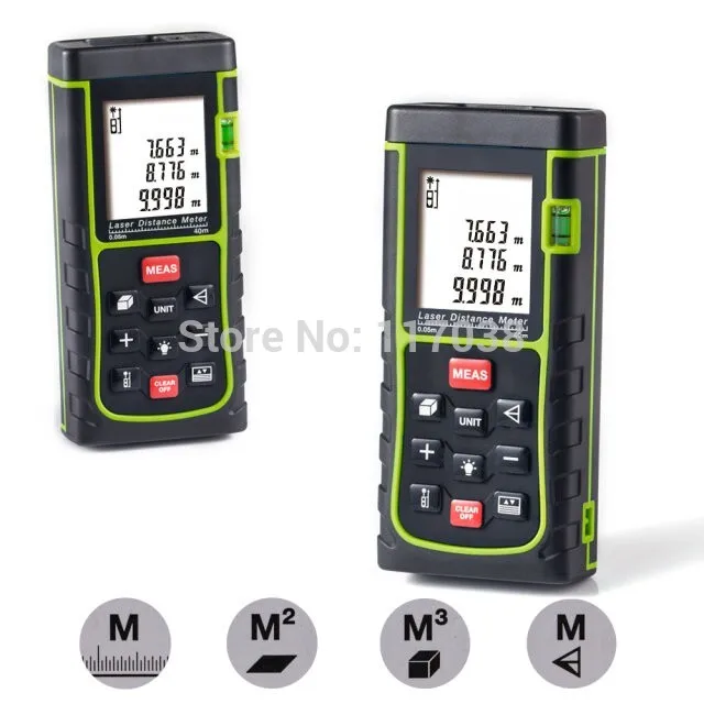 HOT Handheld 40m 131ft Digital Laser distance meter level Rangefinder hunting laser Tester Area/volume/Angle Tester tool
HOT Handheld 40m 131ft Digital Laser distance meter level Rangefinder hunting laser Tester Area/volume/Angle Tester tool
