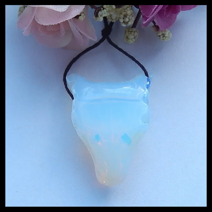 Popular jewelry wolf head pendant,Carved Opalite Wolf head Pendants,Best Jewelry Animal Men's Handmade jewelry 36x27x13mm,11.6g
Popular jewelry wolf head pendant,Carved Opalite Wolf head Pendants,Best Jewelry Animal Men's Handmade jewelry 36x27x13mm,11.6g