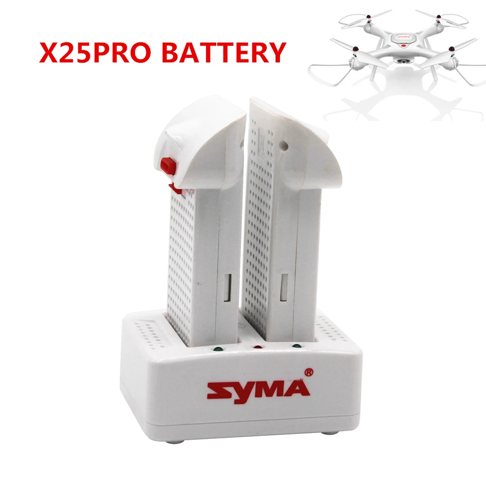 Новый оригинальный аккумулятор SYMA X25pro для радиоуправляемого дрона запасные части для радиоуправляемого квадрокоптера аксессуары 7,4 В 1000 м...
Новый оригинальный аккумулятор SYMA X25pro для радиоуправляемого дрона запасные части для радиоуправляемого квадрокоптера аксессуары 7,4 В 1000 м...