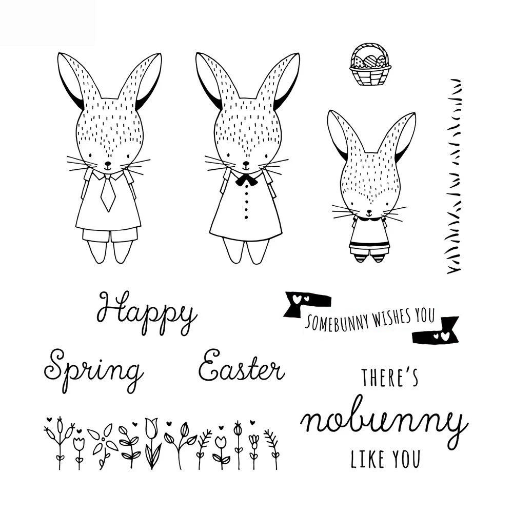 rabbit Transparent Clear Silicone Stamp/Seal for DIY scrapbooking/photo album Decorative clear stamp
rabbit Transparent Clear Silicone Stamp/Seal for DIY scrapbooking/photo album Decorative clear stamp