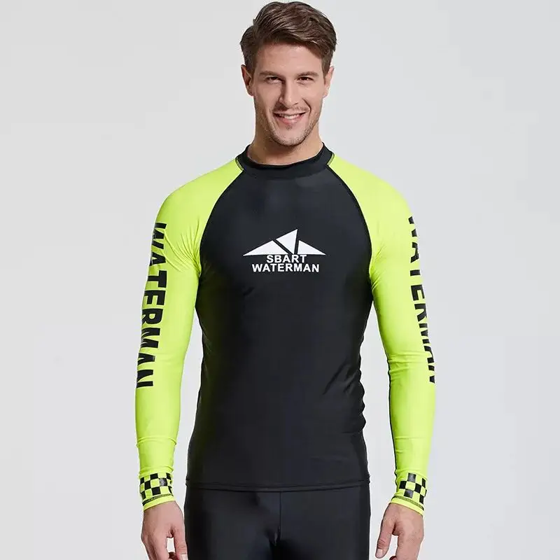 SBART Long Sleeve Men Sunscreen Surf clothing outdoor snorkeling clothing male sun jellyfish swimsuit rash guards Surfing
SBART Long Sleeve Men Sunscreen Surf clothing outdoor snorkeling clothing male sun jellyfish swimsuit rash guards Surfing