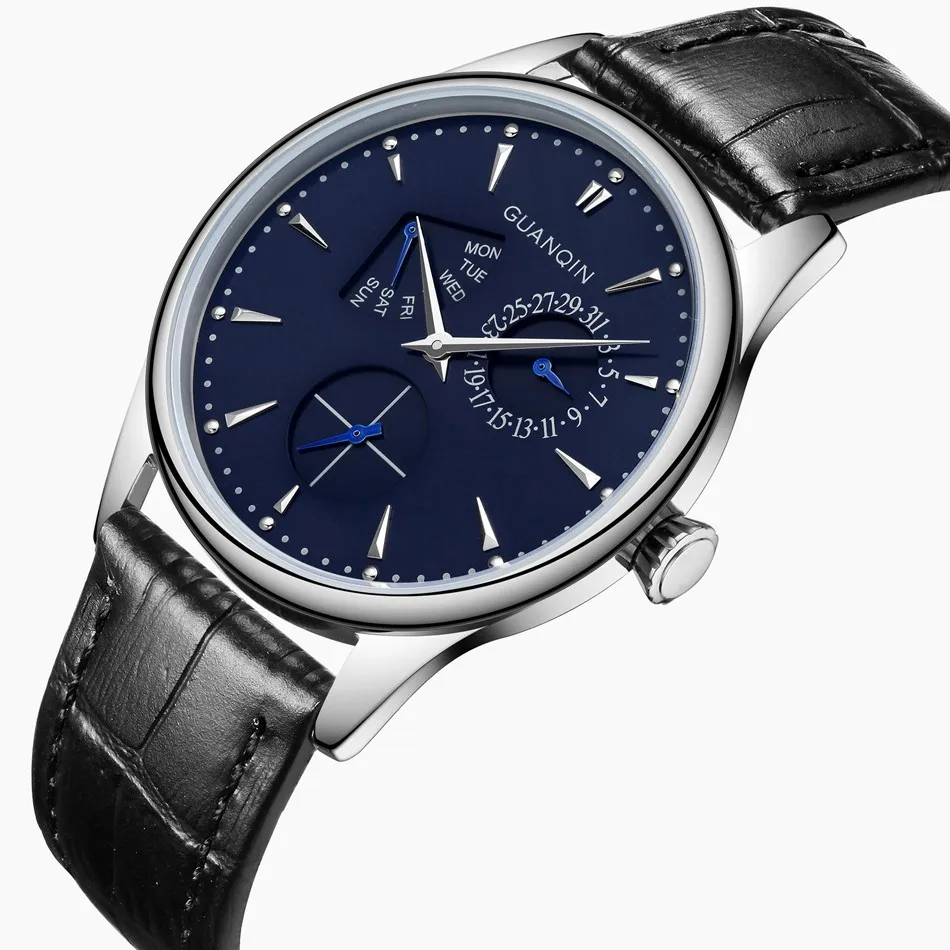 GUANQIN 2018 Fashion Mens Watches Top Brand Luxury Dress Day Date Leather Men's Quartz Watch Waterproof Male Clock Reloj Hombre
GUANQIN 2018 Fashion Mens Watches Top Brand Luxury Dress Day Date Leather Men's Quartz Watch Waterproof Male Clock Reloj Hombre