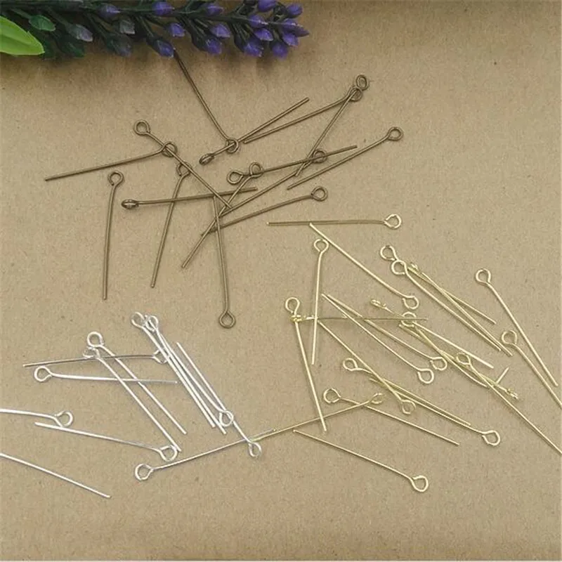 200pcs/bag 30mm Length Gold/Silver/Rhodium/ /Bronze Color Copper Eye Pins Needles For DIY Jewelry Making Accessories
200pcs/bag 30mm Length Gold/Silver/Rhodium/ /Bronze Color Copper Eye Pins Needles For DIY Jewelry Making Accessories