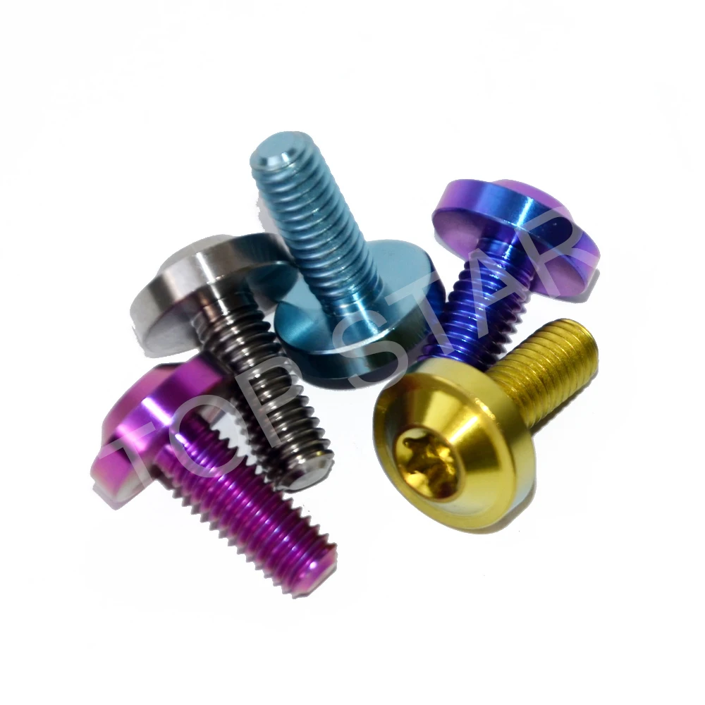 M6 x 15mm(multicolor) Titanium Bolt for Motorcycle Modify Multiple Color Umbrella 6 PCS
M6 x 15mm(multicolor) Titanium Bolt for Motorcycle Modify Multiple Color Umbrella 6 PCS