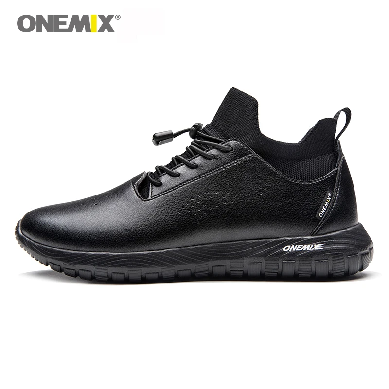 ONEMIX Men's Sneakers Autumn & Winter Black Microfiber Leather Jogging Sneakers Outdoor Sport Shoes zapatillas hombre
ONEMIX Men's Sneakers Autumn & Winter Black Microfiber Leather Jogging Sneakers Outdoor Sport Shoes zapatillas hombre