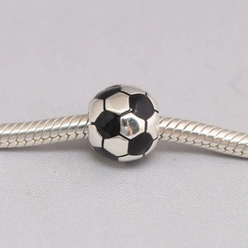 Authentic 100% 925 Sterling Silver Football Charm Beads Fit PAN Bracelet & Bangle For Women DIY Jewelry Making
Authentic 100% 925 Sterling Silver Football Charm Beads Fit PAN Bracelet & Bangle For Women DIY Jewelry Making
