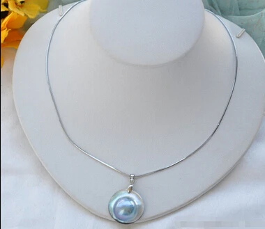 Z5734 REAL 22MM GRAY SOUTH SEA MABE PEARL PENDANT 925 CHAIN Factory Wholesale price Women Giftword Jewelry
Z5734 REAL 22MM GRAY SOUTH SEA MABE PEARL PENDANT 925 CHAIN Factory Wholesale price Women Giftword Jewelry