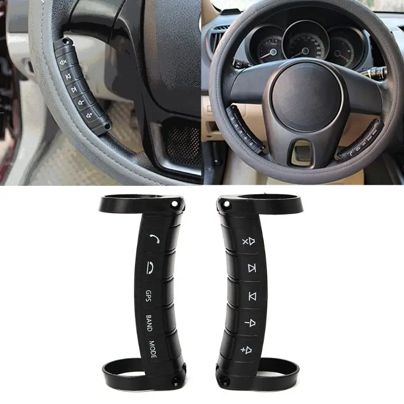 New 1 Set Universal Multi-function Wireless Vehicle Car Steering Wheel Controller DVD Navigation Buttons Controller Accessories
New 1 Set Universal Multi-function Wireless Vehicle Car Steering Wheel Controller DVD Navigation Buttons Controller Accessories