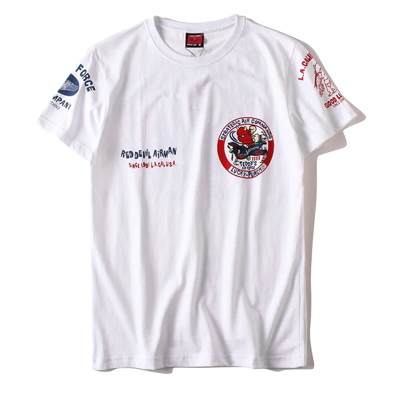 Red cartoon little devil letters print fashion short-sleeved t shirt Summer 2019 New quality pure cotton funny t shirt men M-4XL
Red cartoon little devil letters print fashion short-sleeved t shirt Summer 2019 New quality pure cotton funny t shirt men M-4XL