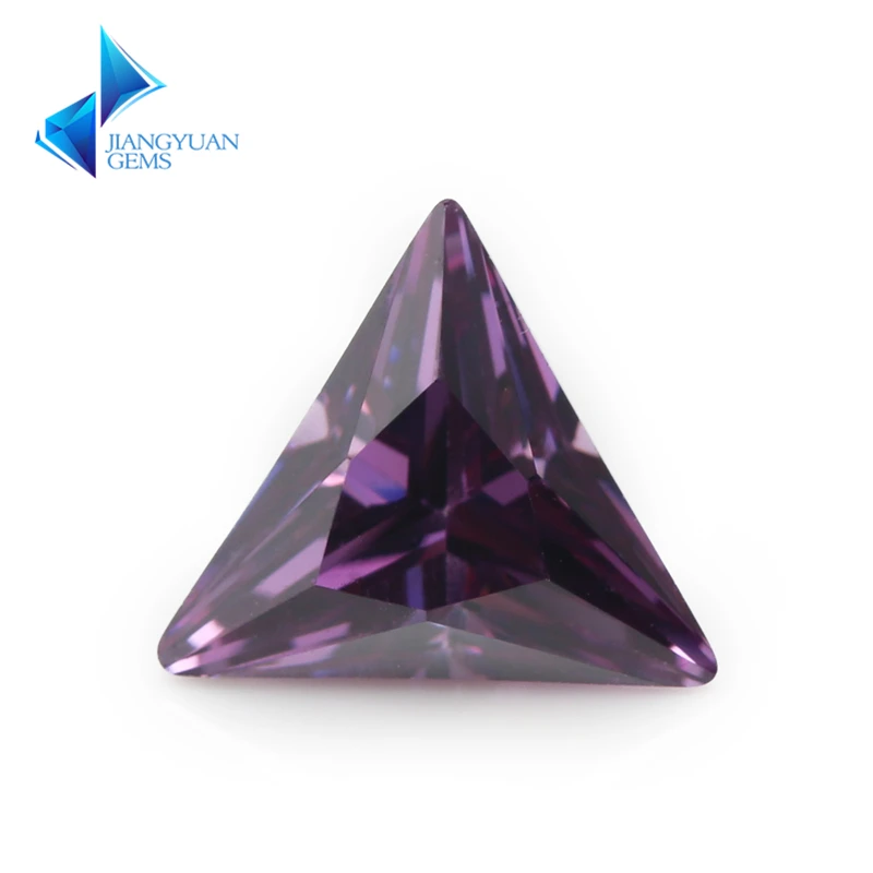 3x3~12x12mm Triangle Shape 5A Purple Red Cubic Zirconia Loos Synthetic Gems Cubic Zircon For Jewelry
3x3~12x12mm Triangle Shape 5A Purple Red Cubic Zirconia Loos Synthetic Gems Cubic Zircon For Jewelry