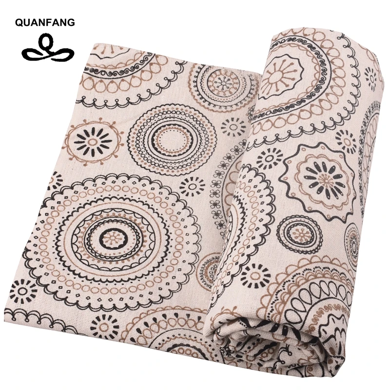 QUANFANG circular pattern, printed cotton quilted quilting, sewing, DIY, sofa/table, fabric furniture half meter
QUANFANG circular pattern, printed cotton quilted quilting, sewing, DIY, sofa/table, fabric furniture half meter