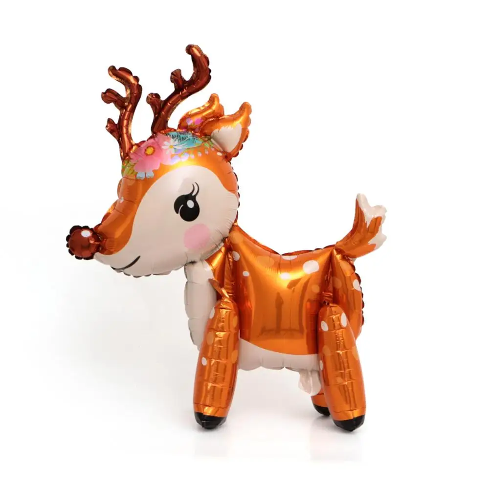 New 3D 60*51cm Cute Deer Helium Foil balloons Cartoon Duck Bear Animal Balloon Baby Birthday Wedding Party Decoration Supplies
New 3D 60*51cm Cute Deer Helium Foil balloons Cartoon Duck Bear Animal Balloon Baby Birthday Wedding Party Decoration Supplies