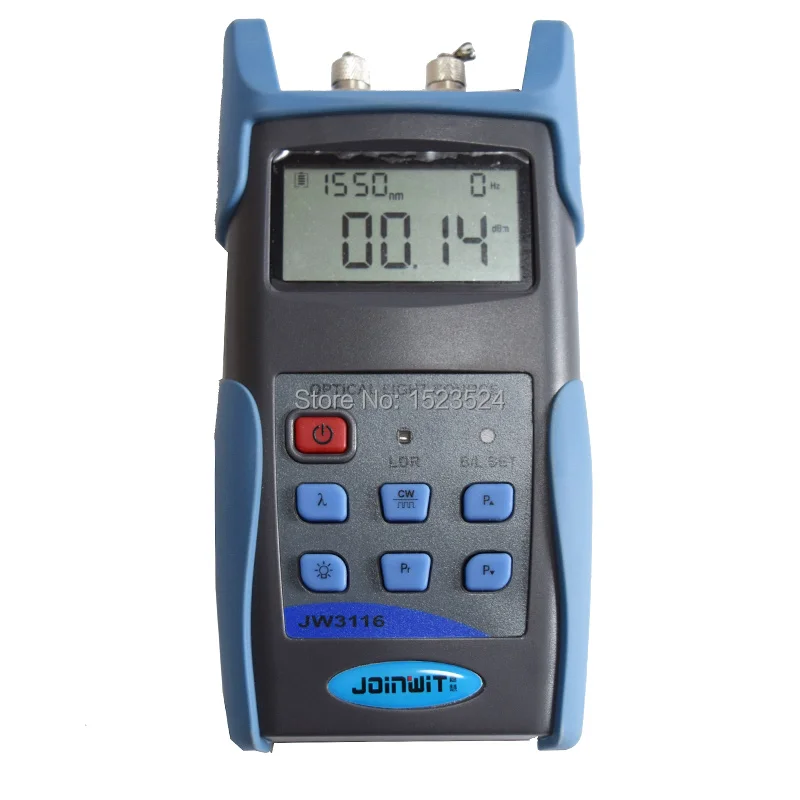 JW3116 High Quality 1310/1490/1550nm Handheld Fiber Optical Light Source with FC SC ST Connector
JW3116 High Quality 1310/1490/1550nm Handheld Fiber Optical Light Source with FC SC ST Connector