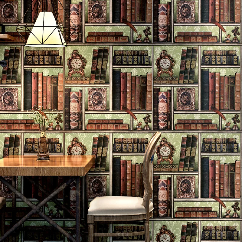 3D space creative bookshelf wallpaper library study American Retro European murals cafe Chinese TV background wall wallpaper
3D space creative bookshelf wallpaper library study American Retro European murals cafe Chinese TV background wall wallpaper