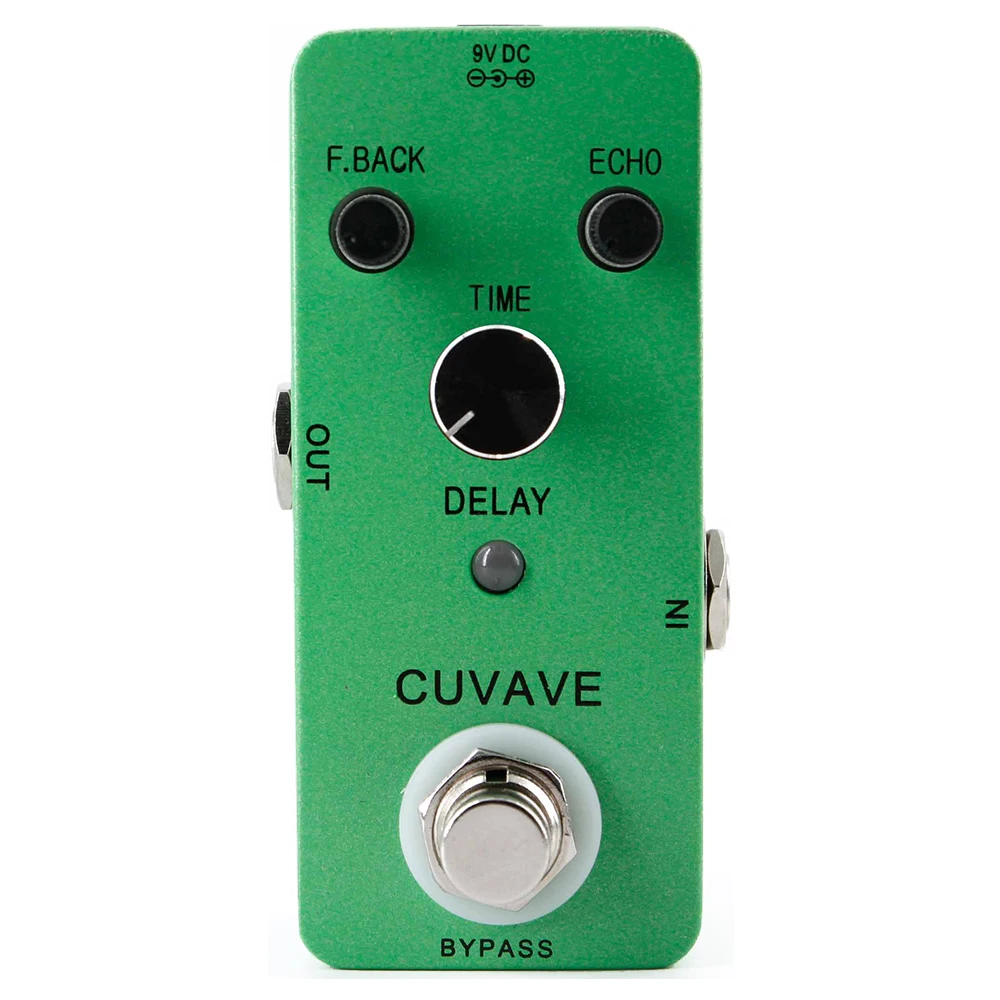CUVAVE Delay Guitar Effect Pedal Old School Tape Sound Pure analog circuit Delay Effects Stompbox True Bypass
CUVAVE Delay Guitar Effect Pedal Old School Tape Sound Pure analog circuit Delay Effects Stompbox True Bypass