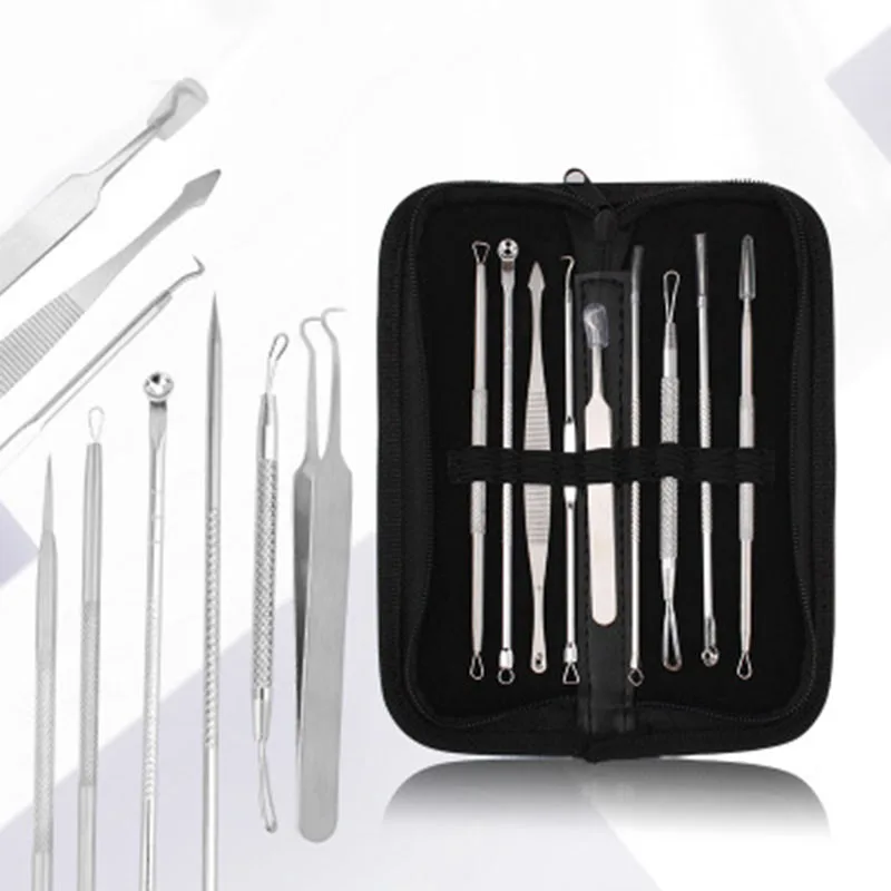 9 In 1 Blackhead Needles Stainless Steel Blemish Extractor Remove Nose Blackhead Acne Pimple Skin Pore Cleaner Acne Needle Tool
9 In 1 Blackhead Needles Stainless Steel Blemish Extractor Remove Nose Blackhead Acne Pimple Skin Pore Cleaner Acne Needle Tool