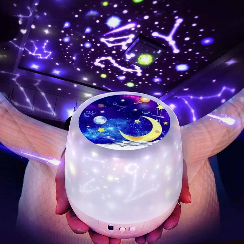 Вращающийся Созвездие проектор звездного неба Luminaria спин Ocean Вселенная на день