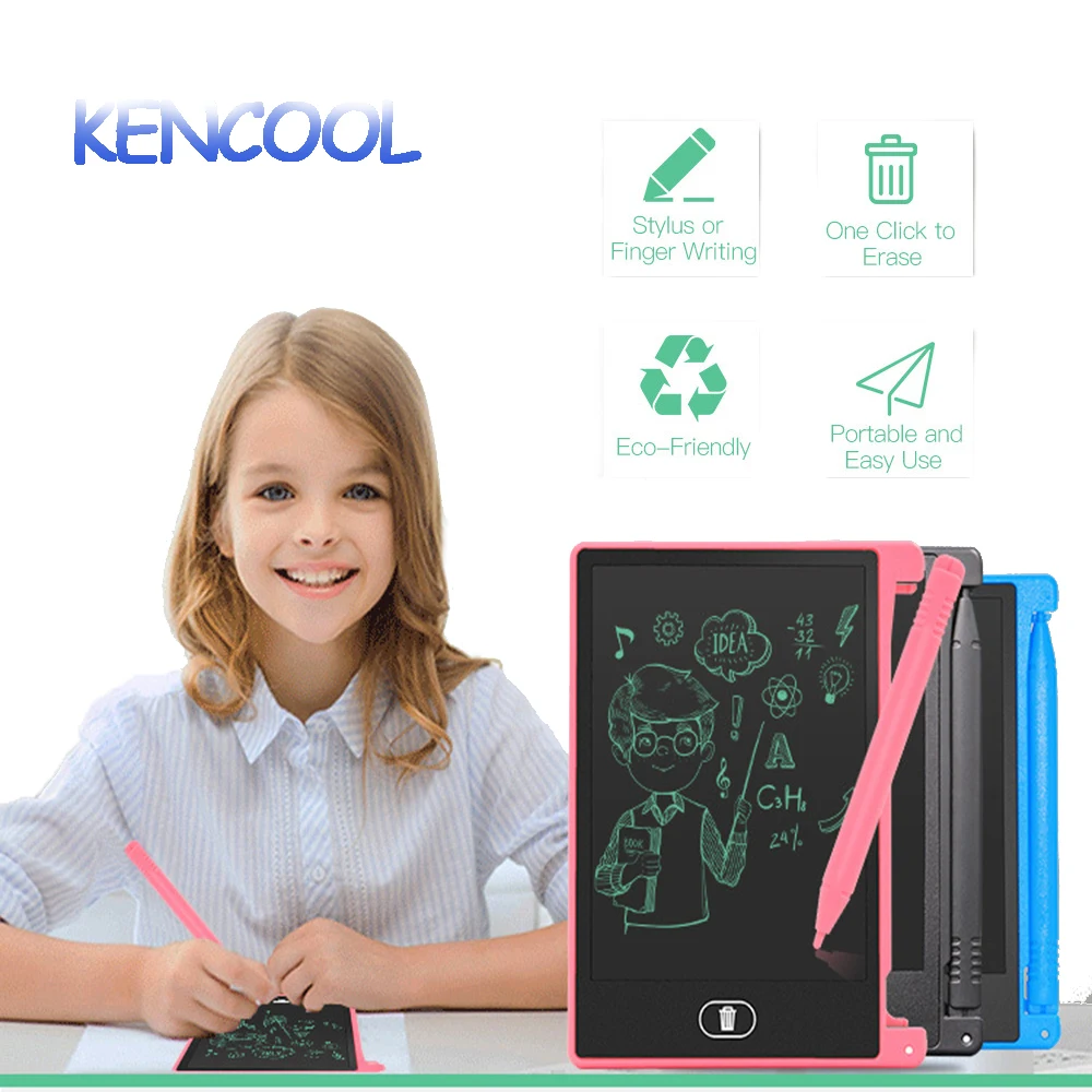 ЖК планшет для рисования электронный KENCOOL 4 дюйма Подарочный детей и взрослых| |