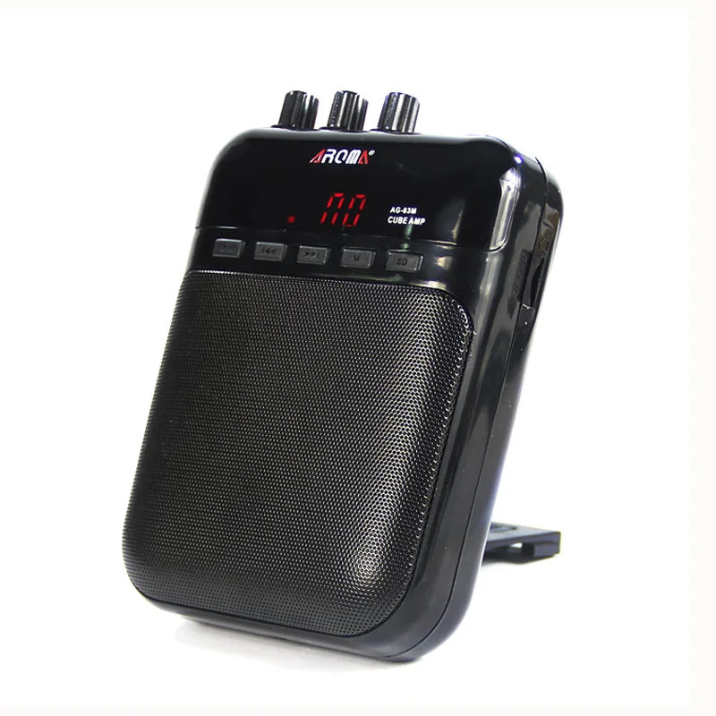 Aroma AG-03M 5W Guitar Amp Recorder Speaker TF Card Slot Compact Portable Multifunction Guitar Amplifier+USB Data Line
Aroma AG-03M 5W Guitar Amp Recorder Speaker TF Card Slot Compact Portable Multifunction Guitar Amplifier+USB Data Line