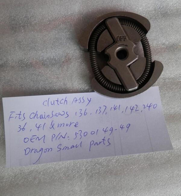 P350 CLUTCH ASSEMBLY FOR PARTNER 33 350 351 352 371 391 436 439 Jonsered 2036 2040 McCulloch MAC 2214 2215 2316 2416 2618 2818
P350 CLUTCH ASSEMBLY FOR PARTNER 33 350 351 352 371 391 436 439 Jonsered 2036 2040 McCulloch MAC 2214 2215 2316 2416 2618 2818
