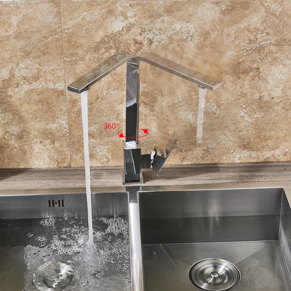 Brushed Nickel 360 Rotate Kitchen Faucet Deck Mount Hot Cold Mixer Tap for Kitchen Single Lever One Hole Bathroom Kitchen Crane
Brushed Nickel 360 Rotate Kitchen Faucet Deck Mount Hot Cold Mixer Tap for Kitchen Single Lever One Hole Bathroom Kitchen Crane
