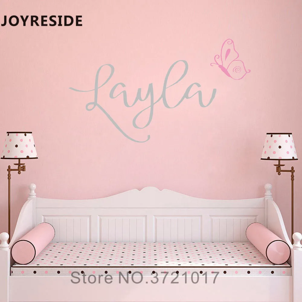 Personalized Name Wall Decal Kids Girls Bedroom Wall Mural Decor Stickers Butterflies Customed Baby Names Art Cute Sticker M014
Personalized Name Wall Decal Kids Girls Bedroom Wall Mural Decor Stickers Butterflies Customed Baby Names Art Cute Sticker M014