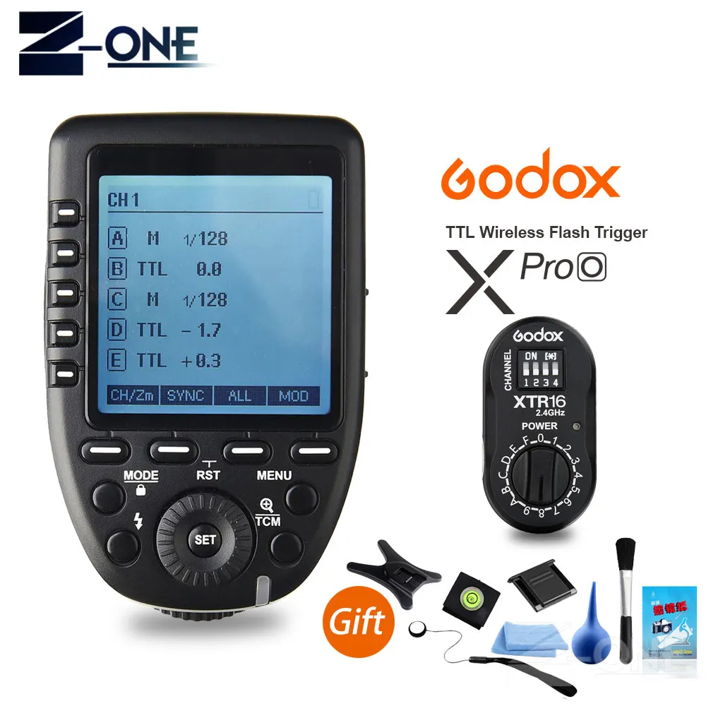 Беспроводная высокоскоростная вспышка GODOX XPro-F TTL 2,4G, синхронизация 1/8000s X system + XTR-16 для камер Fuji
Беспроводная высокоскоростная вспышка GODOX XPro-F TTL 2,4G, синхронизация 1/8000s X system + XTR-16 для камер Fuji