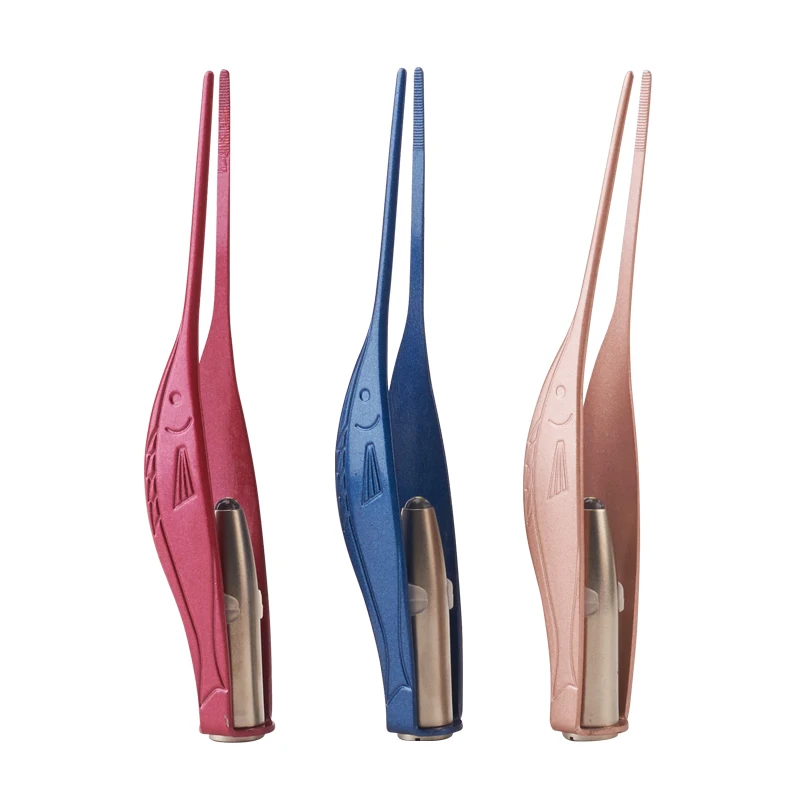 Hot Sell LED Flashlight EarPick Clean Tweezers Tool Ear Nose Navel Stainless Steel Tweezers Earwax Removal Care FS114
Hot Sell LED Flashlight EarPick Clean Tweezers Tool Ear Nose Navel Stainless Steel Tweezers Earwax Removal Care FS114