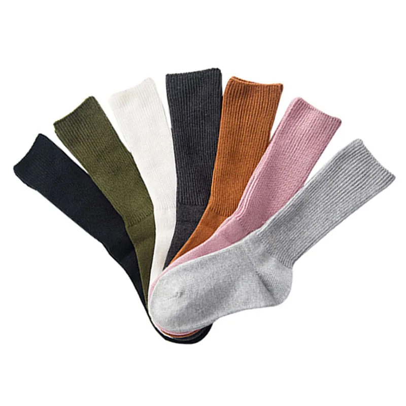 5 Pairs Women Cute Candy Color Heap Pile Cotton Socks Autumn Winter Thick Tube Breathable Absorb Sweat Sock Vertical Socks Meia
5 Pairs Women Cute Candy Color Heap Pile Cotton Socks Autumn Winter Thick Tube Breathable Absorb Sweat Sock Vertical Socks Meia