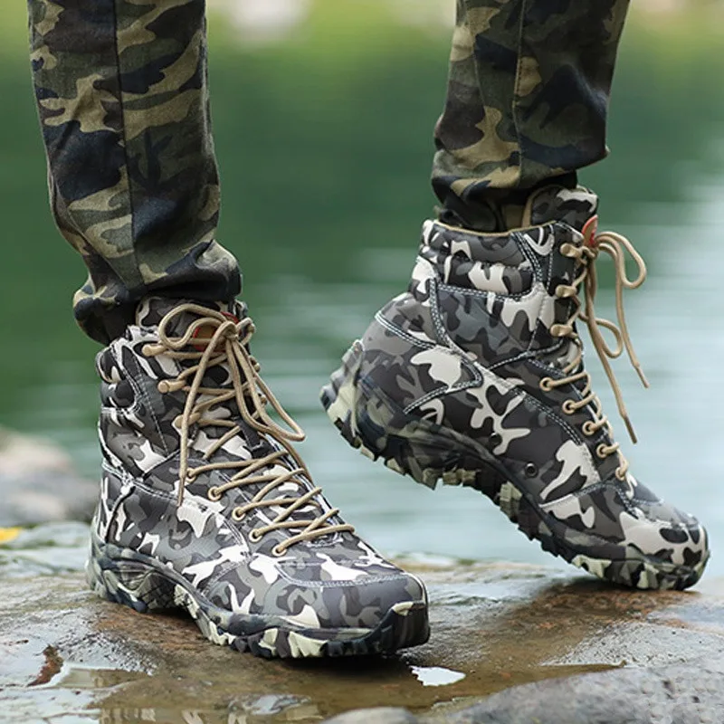 Men Military Tactical Boots Spring Waterproof Canvas Camo Camping Trekking Boot Man Climbing Outdoor Hiking Shoes
Men Military Tactical Boots Spring Waterproof Canvas Camo Camping Trekking Boot Man Climbing Outdoor Hiking Shoes