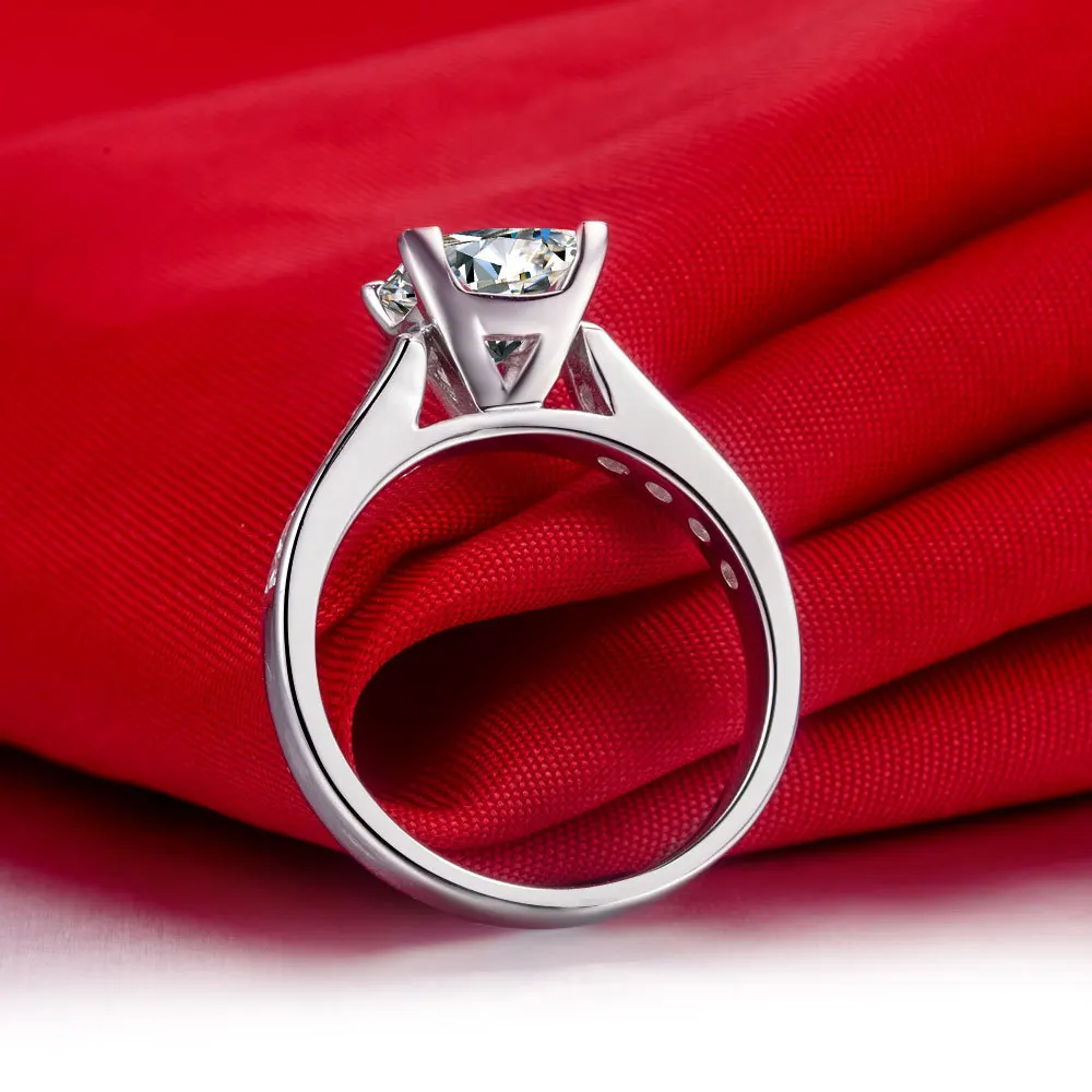 AU585 Jewelry 2Ct Princess Cut Moissanite Diamond Princess Engagement Ring for Female Wedding Solid 14K White Gold Jewelry
AU585 Jewelry 2Ct Princess Cut Moissanite Diamond Princess Engagement Ring for Female Wedding Solid 14K White Gold Jewelry