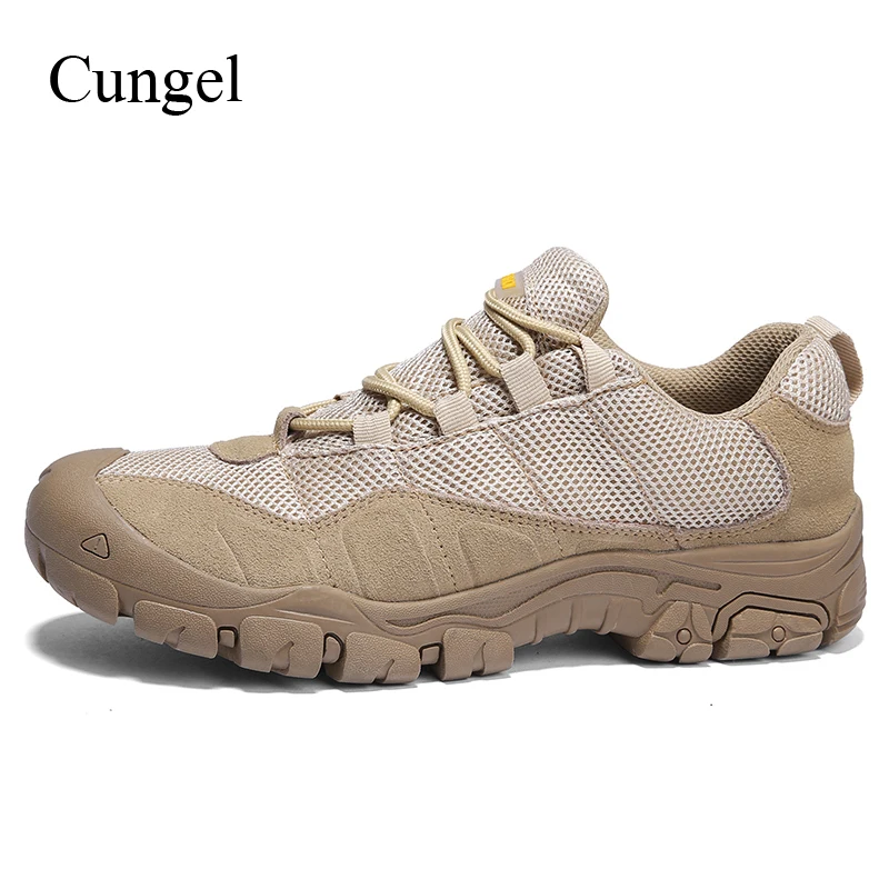Cungel Men Outdoor Hiking shoes Breathable Desert Combat shoes Trekking Sand Black shoes Mountain climbing shoes Non-slip
Cungel Men Outdoor Hiking shoes Breathable Desert Combat shoes Trekking Sand Black shoes Mountain climbing shoes Non-slip