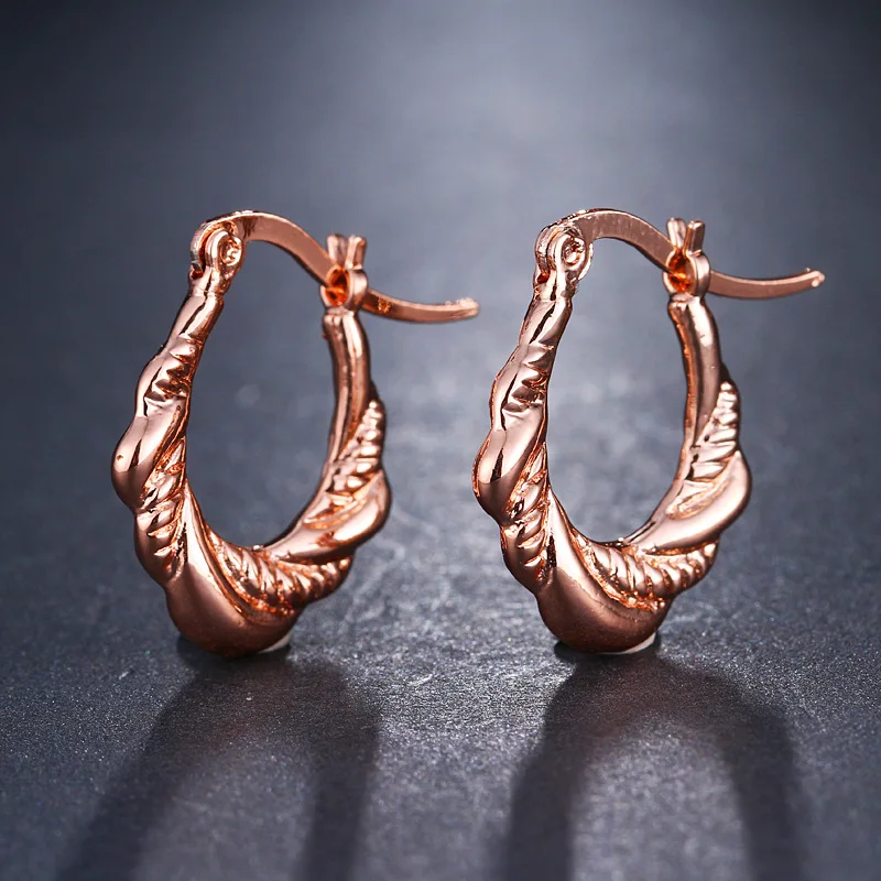 Floralbride Fashion Jewelry Bijoux Anti-allergic Earring Charm Stud Earrings Women New Trendy Rose Gold Color Daily Earrings
Floralbride Fashion Jewelry Bijoux Anti-allergic Earring Charm Stud Earrings Women New Trendy Rose Gold Color Daily Earrings