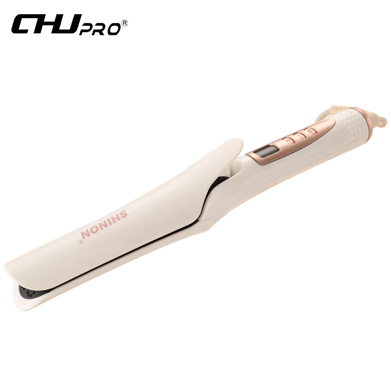 CHJ 2 в 1 выпрямитель для волос керамический мини выпрямление утюжок плоский